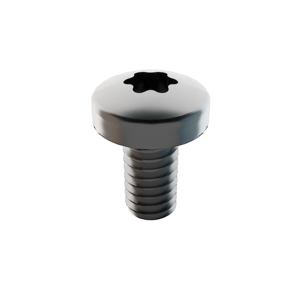 Zoro Select 1/4"-20 x 1/2 in Torx Pan Machine Screw, Plain 18-8 Stainless Steel, 5 PK 31-P6P-25C-50 - main