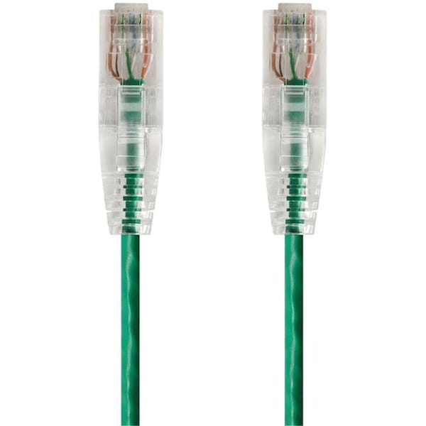Monoprice Slim Cat6 Utp Cable 20 ft.Green 14828 - main
