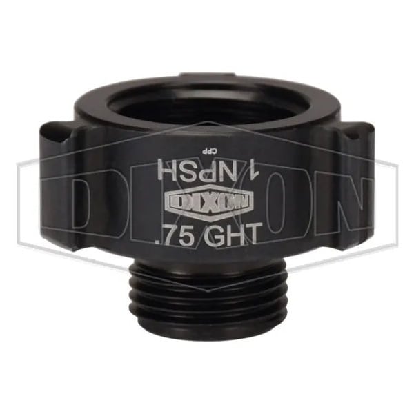 Dixon Style N37 Rocker Lug Hydrant Adapter, 1 x 3/4 in, FNPSH x Male Garden Hose Thread Connection, Alumin N37-10S07G - main