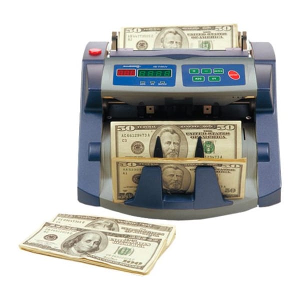 Accubanker BillCounter, Blue, 6-11/16inH, 10-13/16inW AB1100 - main