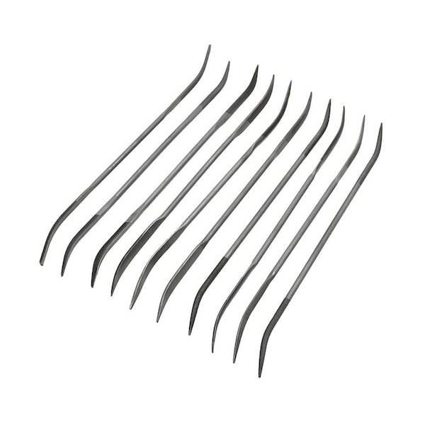 Big Horn 10-Piece 5-3/4in Long Double Ended Riffler File Set 19896 - main