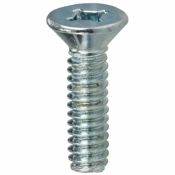 Dottie #10-24 x 2 in Combination Phillips/Square Flat Machine Screw, Zinc Plated Carbon Steel, 50 PK FMDD10242 - main