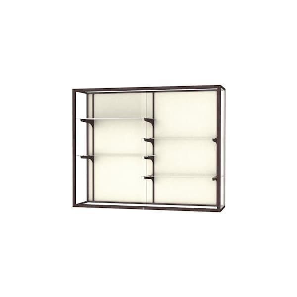 Ghent Champion Wall Case Display 60x48x16, Plaque 2040-5-PB-BZ - main