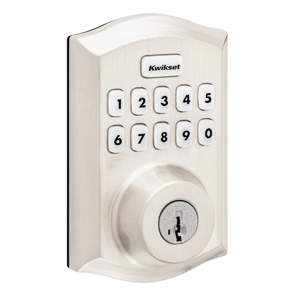 Kwikset Keypad Deadbolts Satin Nickel HC620TRLZW700LR-15S - main