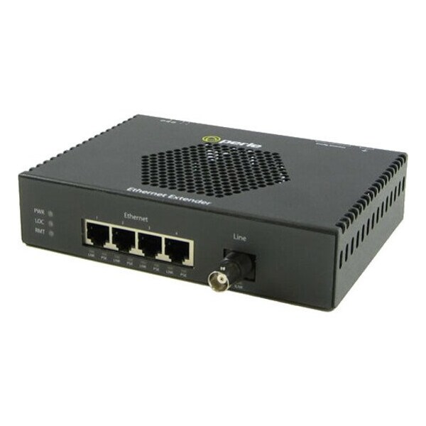 Perle Systems EXP-4S1110E-BNC 4X10/100/1000 BNC VDSL POE CPE LAN EXTENDER 06004744 - main