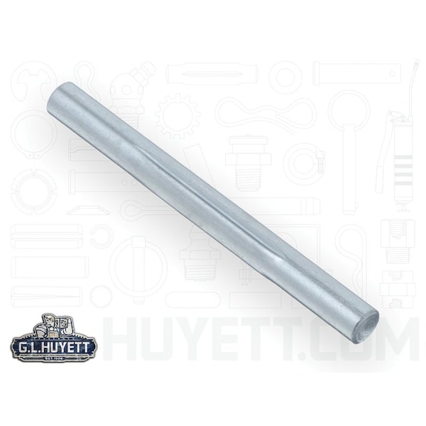 Huyett Type E Grooved Pin, Zinc Plated Low Carbon Steel, 0.188 in Dia x 0.185 in Small End Dia x 2.000 in L GP-0187-2000-E - main