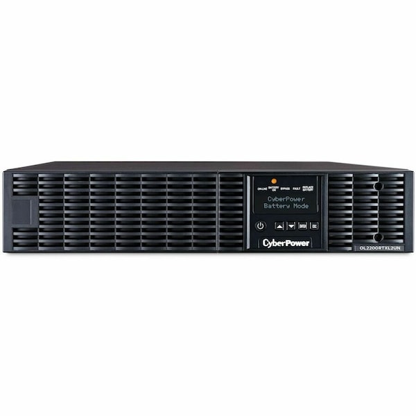 Cyberpower UPS System, Online Double Conversion, Out: 100 V AC, 110 V AC, 115 V AC, 120 V AC, 125 V AC OL2200RTXL2UN - main
