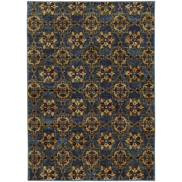 Oriental Weavers Andorra 6883C 2x3 Rectangle - Blue/ Gold-Nylon/PolyP A6883C058100ST - main
