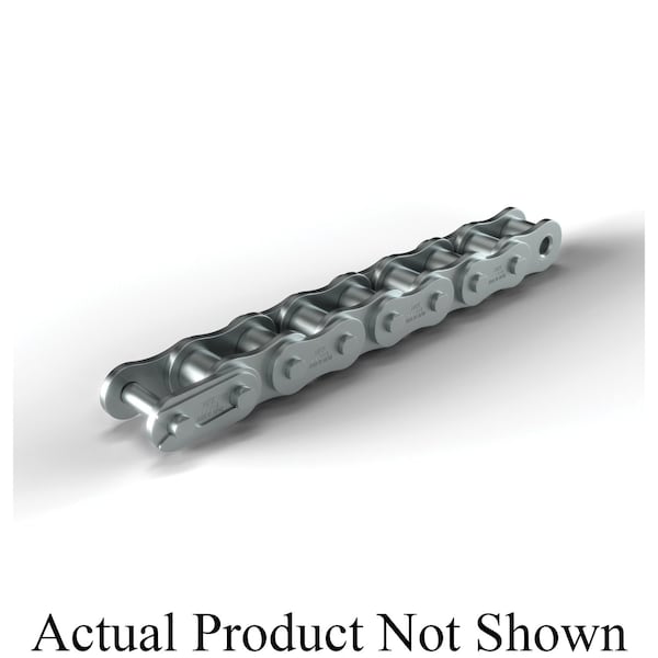 Hkk Chain Riveted Single Pitch Roller chain, 10 ft OAL, 3/4 P, 0.469 Dia x 1/2 in W Roller, 304 SS SR060R1A - main