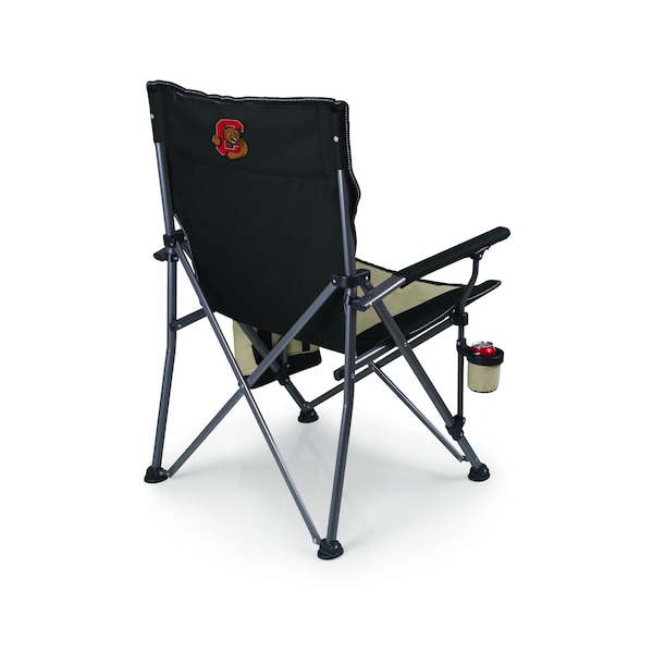 Picnic Time Family Of Brands NCAA Cornell Big Red Big Bear XXL Camping Chair with Cooler - Heavy Duty Beach Chair 808-00-175-684-0 - main