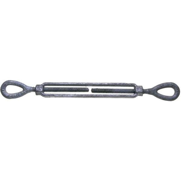 Baron 15-1/2X12 Turnbuckle, 2200 lb Weight Capacity, Eye Fitting A, Eye Fitting B, Galvanized Steel 15-1/2X12 - main