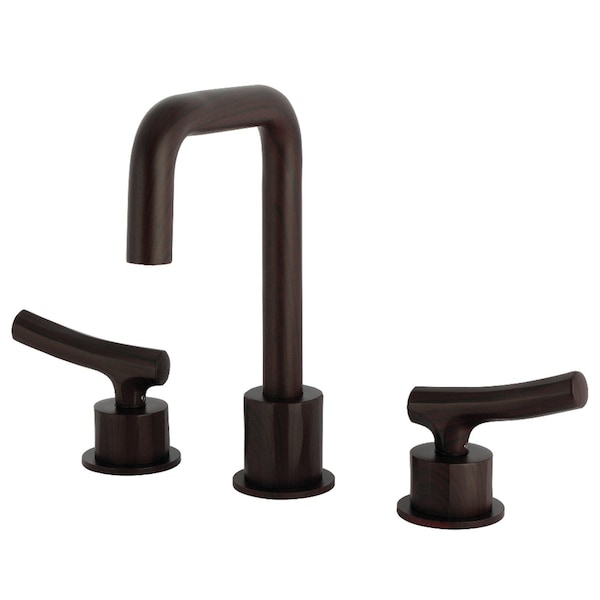 Kingston Brass Widespread Bathroom Faucet with Push Pop-Up Drain, Deep Wood KS145DWTKL - main