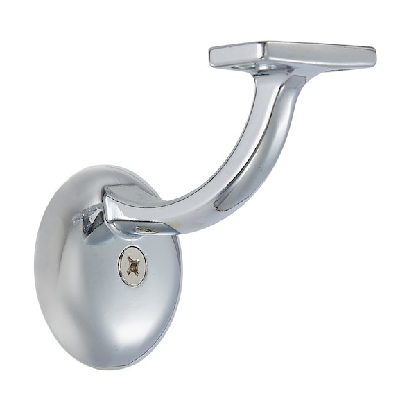 Geo 2-3/16" x 3-1/4" Jumbo Heavy Duty Handrail Bracket Polished Chrome Finish GBH-HBJ3-PC - main