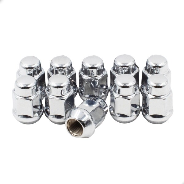 Coyote Wheel Accessories LUG NUTS 12 Millimeter x 15 Thread Size 60 Degree Conical Bulge Acorn 138 Inch Overall Length 87KX45 - main