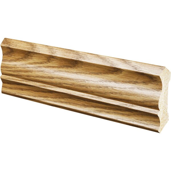 Inteplast Building Products 1/2'' W.x3-3/16'' H.x8 ' L. Ultra Oak Polystyrene Crown Molding 40510800802 - main