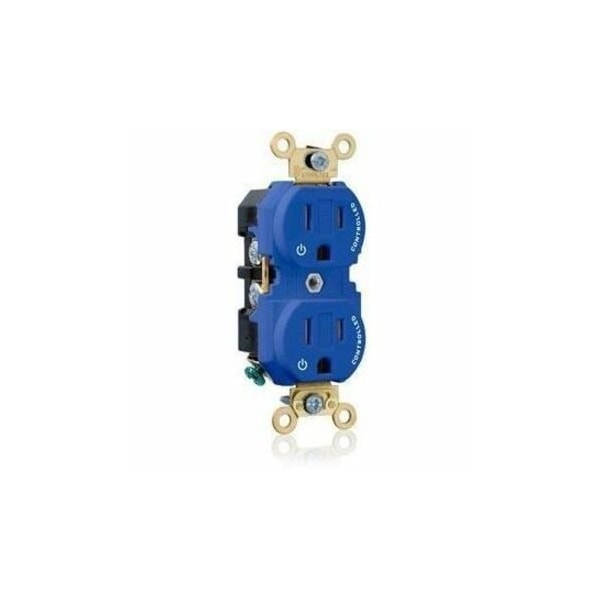 Leviton Extra Heavy Duty Controlled Duplex Receptacle 15 Amp, 125 Volt 5262-2PB - main