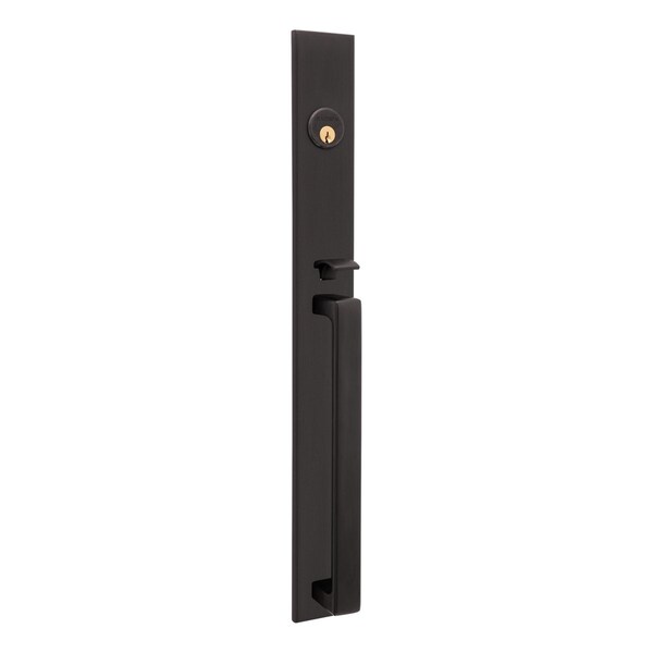 Baldwin Baldwin Minneapolis 20in Right Hand Single Cylinder Entry Mortise Lock Trim with 5162 Lever Oil 6977102RENT - main