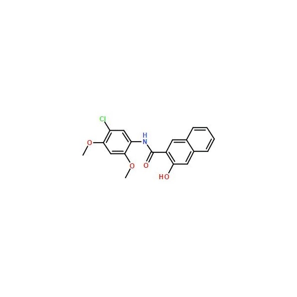 Ak Scientific 5'-Chloro-3-hydroxy-2', 4'-dimethoxy-2-naphthanilide (25g), CAS 92-72-8 T225-25g - main