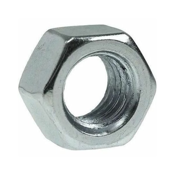 Dottie Hex Nut, 5/16"-18, Carbon Steel, Grade 2, Zinc Plated, 0.258 in Ht, 50 PK HN516 - main