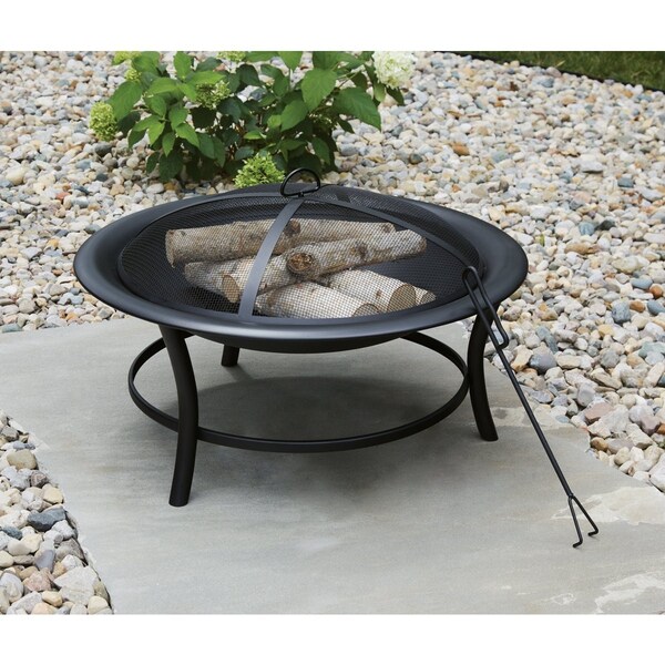 Outdoor Expressions 30'' Round Steel Fire Pit FT-1062C - main