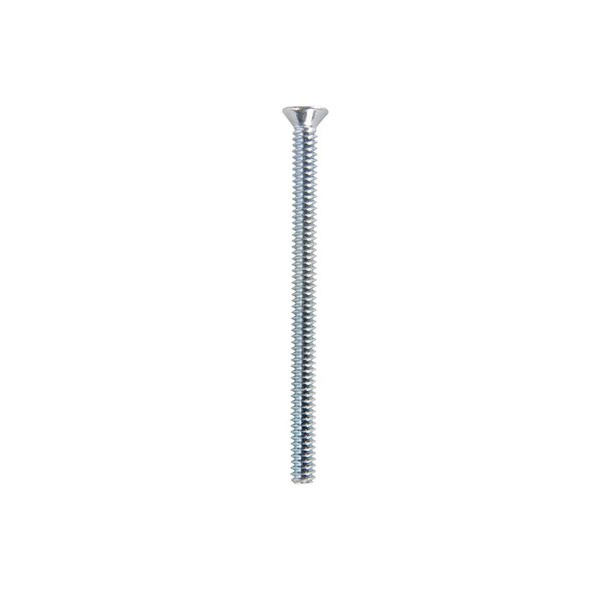 Hillman Machine Screws No. 6-32 X 2in L Phillips Flat Head Zinc-Plated Steel Zinc-Plated 101042 - main