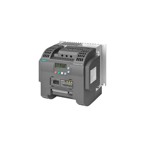Siemens SINAMICS V20 380-480 V 3 AC -15/+10% 47-63Hz rated power 5.5 kW with 6SL3210-5BE25-5UV0 - main