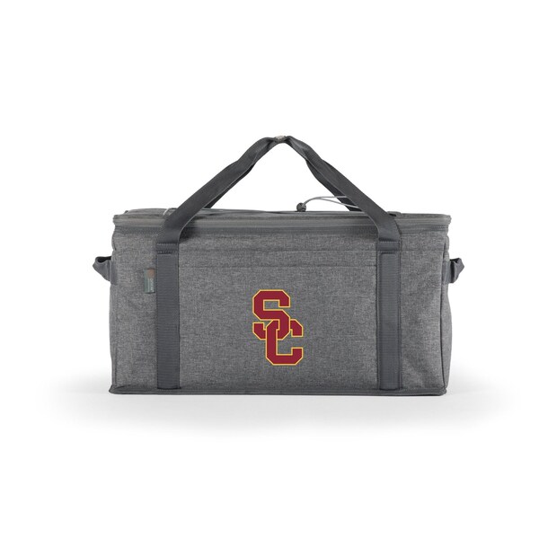 Picnic Time Family Of Brands NCAA USC Trojans 64 Can Collapsible Cooler, Large Insulated Soft Cooler Bag 716-00-105-094-0 - main