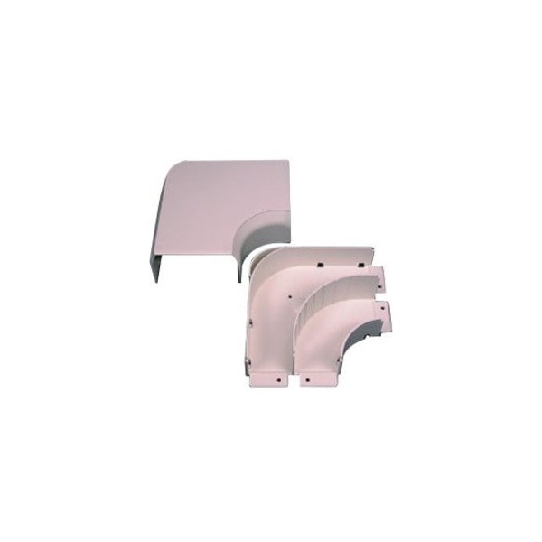 Legrand 90 Deg Flat Elbow Raceway, 40N2 Series, 4 in W, 2 in H, 6-3/4 in L, Ivory 40N2F11V - main