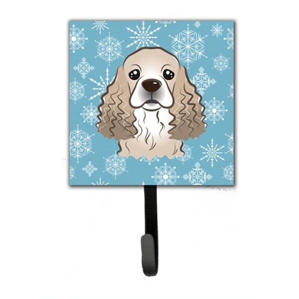 Carolines Treasures Snowflake Cocker Spaniel Leash and Key Holder BB1650SH4 - main