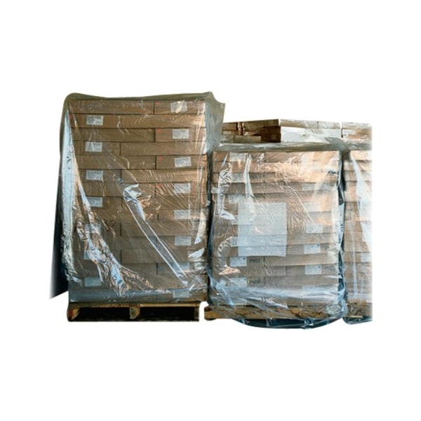 Box Packaging Pallet Covers, 41"W x 31"D x 72"H, 2 Mil, Clear, 50/Pack PC102 - main