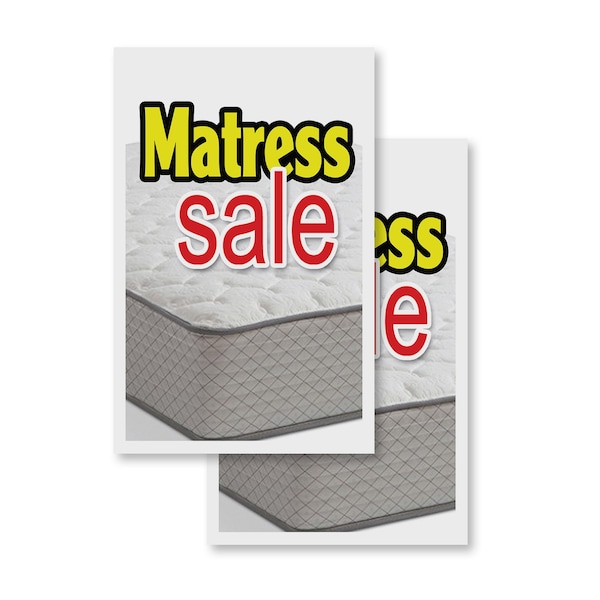 Signmission Matress Sale, Vinyl Decals Only 24 Inch x 36 Inch, Vinyl Decal, 2PK DSB-2436-2PACK-Matress Sale - main