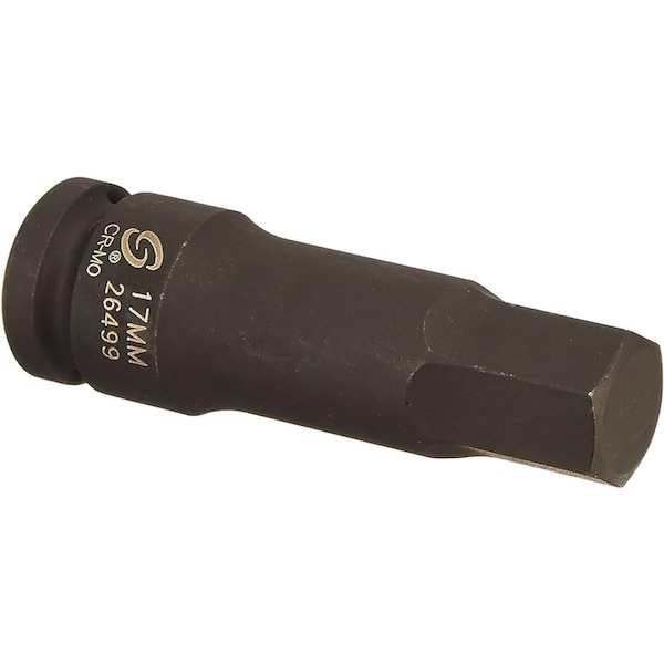 Sunex 1/2 in Drive 17Mm Hex Impact Socket 26499 - main