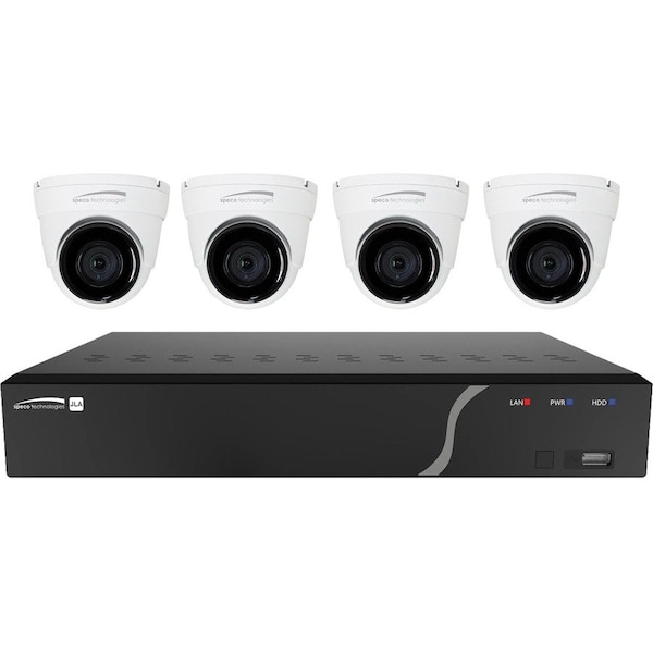 Speco Technologies Speco Video Surveillance System - 1 TB HDD - Network Video Recorder, Camera - HDMI ZIPK4TA - main