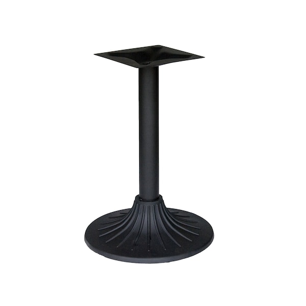 Bfm Seating Niles Base 20in Round - Dining Height - Sand Black Finish PHTB500 - main