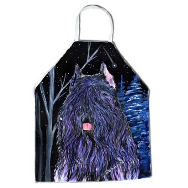 Carolines Treasures Starry Night Bouvier des Flandres Apron - 27 x 31 in. SS8394APRON - main