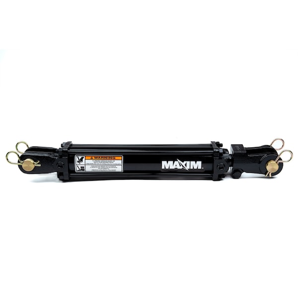 モノクローム Bailey Tie-rod Hydraulic Cylinder: 3.5 Bore x 20 Stroke - 1.25 Rod