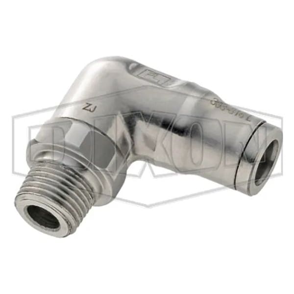 Dixon Legris by Push-In Elbow, 1/2 in Nominal, MNPT x Tube, 290 psi Pressure, SS, Domestic 38896222 - main