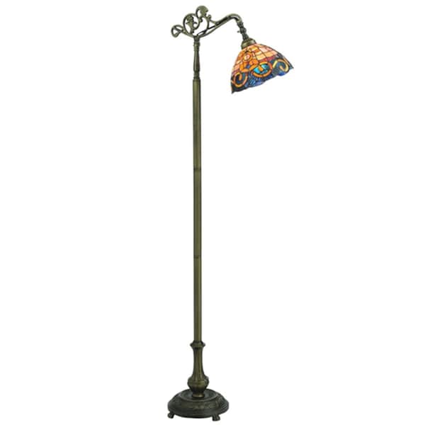 Meyda 63 in. H Saturday Morning Bridge Arm Floor Lamp 120578 - main