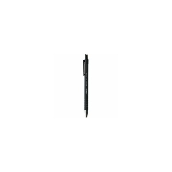 Universal One Comfort Grip Retrctble Pen, Blk, Fine, 12PK UNV15520 - main