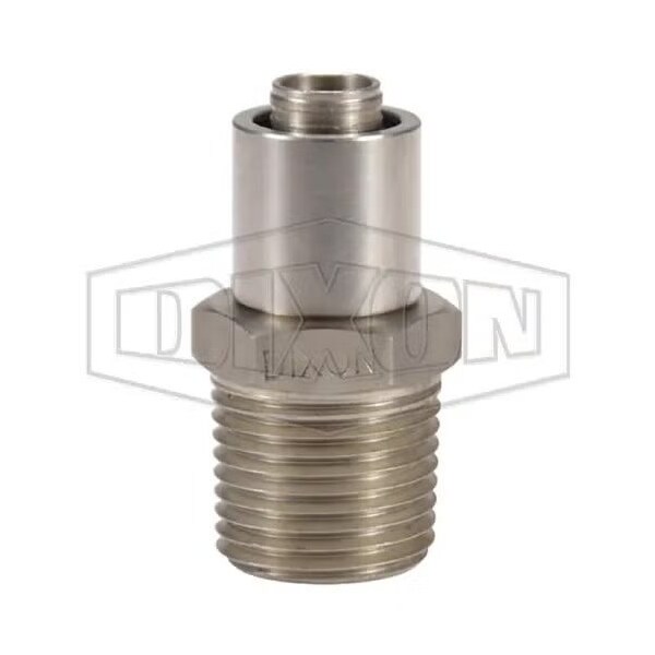 Dixon Nominal Crimp Collar, 3/8 in, Rigid Male, 304 SS, Domestic MPS-06-06 - main