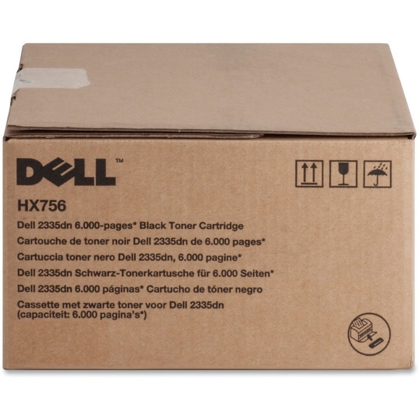 Dell High Yield Black Toner Cartridge 6K YLD 3302209 HX756 - main