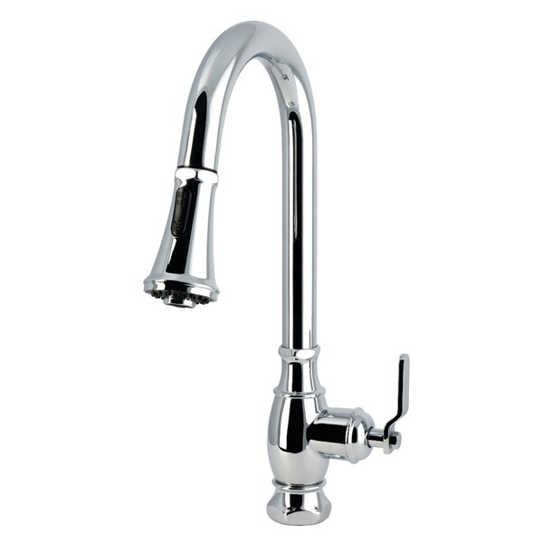 Kingston Brass Single-Handle Pull-Down Kitchen Faucet, Polished Chrome LS8691KL - main