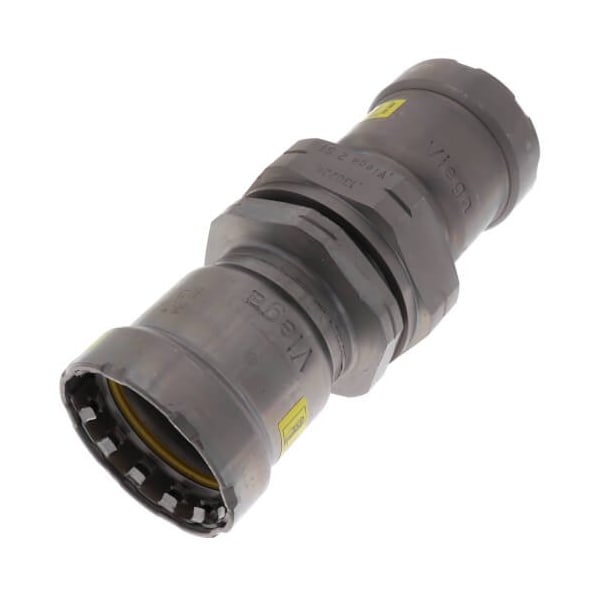 Viega MegaPressG union P1 1.5 P2 1.5 carbon steel zinc-nickel coating 25721 - main