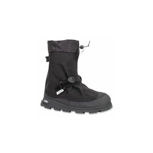 Neos Overshoe Voyager, Overshoes, Small, 11 in H, 500 Denier Nylon/Polyurethane/SS Cleats, Black 617-VNG1-SML - main
