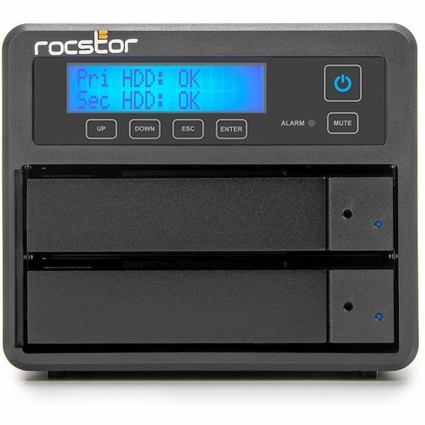 Rocstor ROCPRO U33 - 40TB - 7200 RPM - USB 3.2 GEN 1 TYPE-C 5GBPS - DESKTOP RAID - 7198 GP4320-01 - main