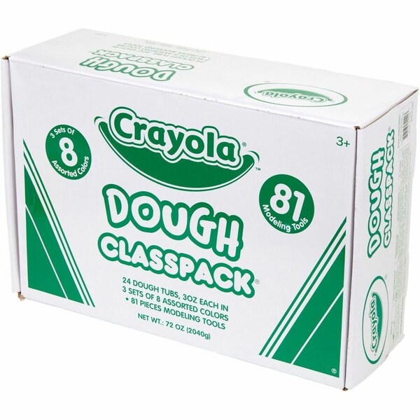 Crayola Dough Modeling Tools Classpack, Assorted, 24PK CYO570172 - main