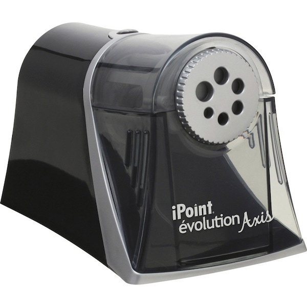 Westcott Pencil Sharpeners, iPoint Evolution Axis Multi Pencil Sharpener, Black 15509 - main