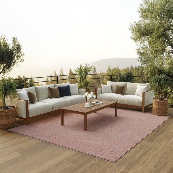 Homeroots 8' X 10' Rainbow Indoor Outdoor Area Rug 522521 - main