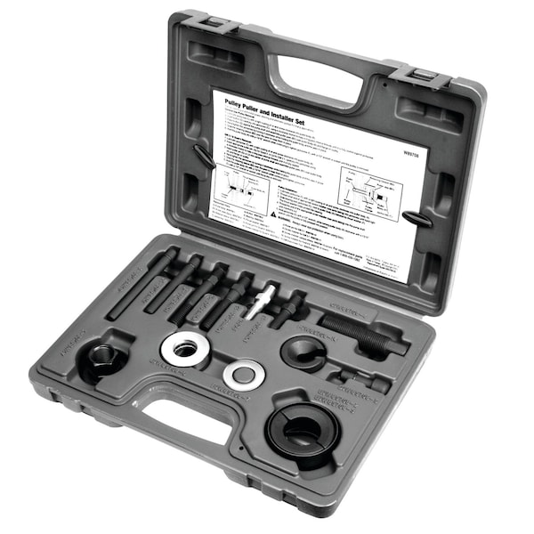 Performance Tool Pulley Puller Installer Set, Alternator Power Steering Tools W89708 - main
