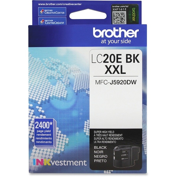 Brother Super High Yield Black Ink Cartridge LC20EBK - main